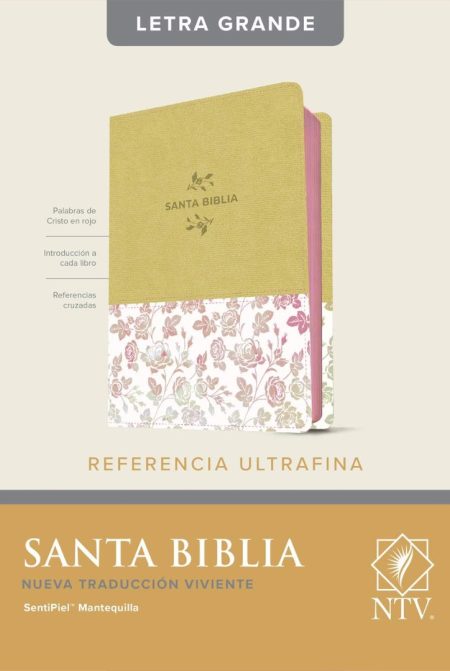 Biblia NTV Letra Grande Ultrafina de Referencias Piel Mantequilla