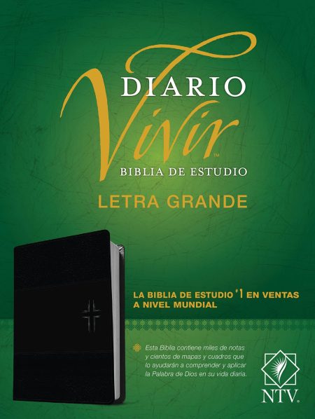 Biblia NTV de Estudio Diario Vivir Letra GrandeSentipiel Negro con Índice