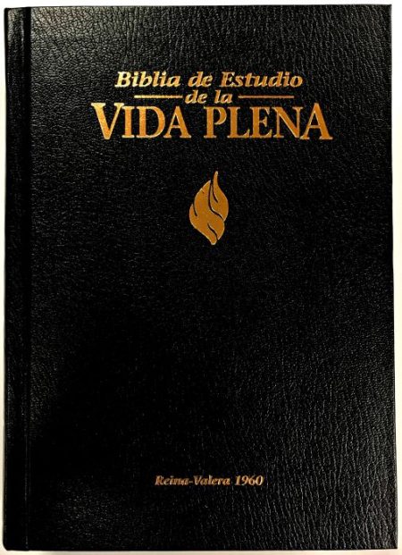 Biblia RVR 1960 Vida Plena Tapa Dura Negro Índice