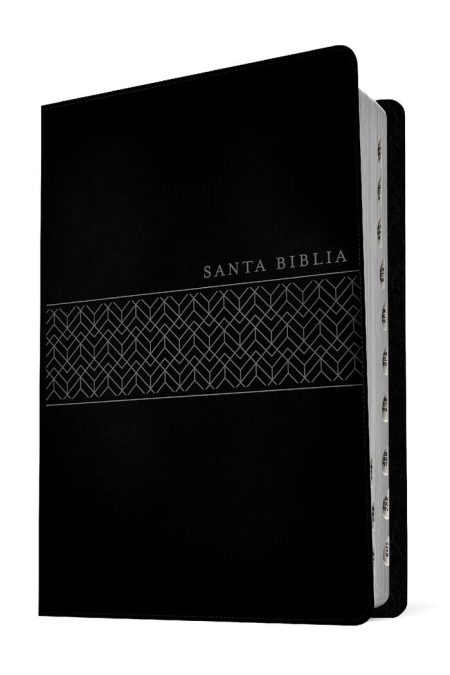 Biblia NTV Letra Gigante Tamaño Manual Piel Negro con Índice