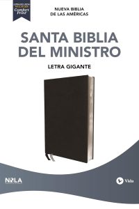 Biblia NBLA del Ministro Negra Símil Piel