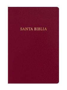 Biblia RVR 1960 Letra Gigante Borgoña Símil Piel