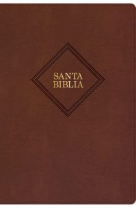 Biblia RVR 1960 Tamaño Manual Símil Piel Café con Índice