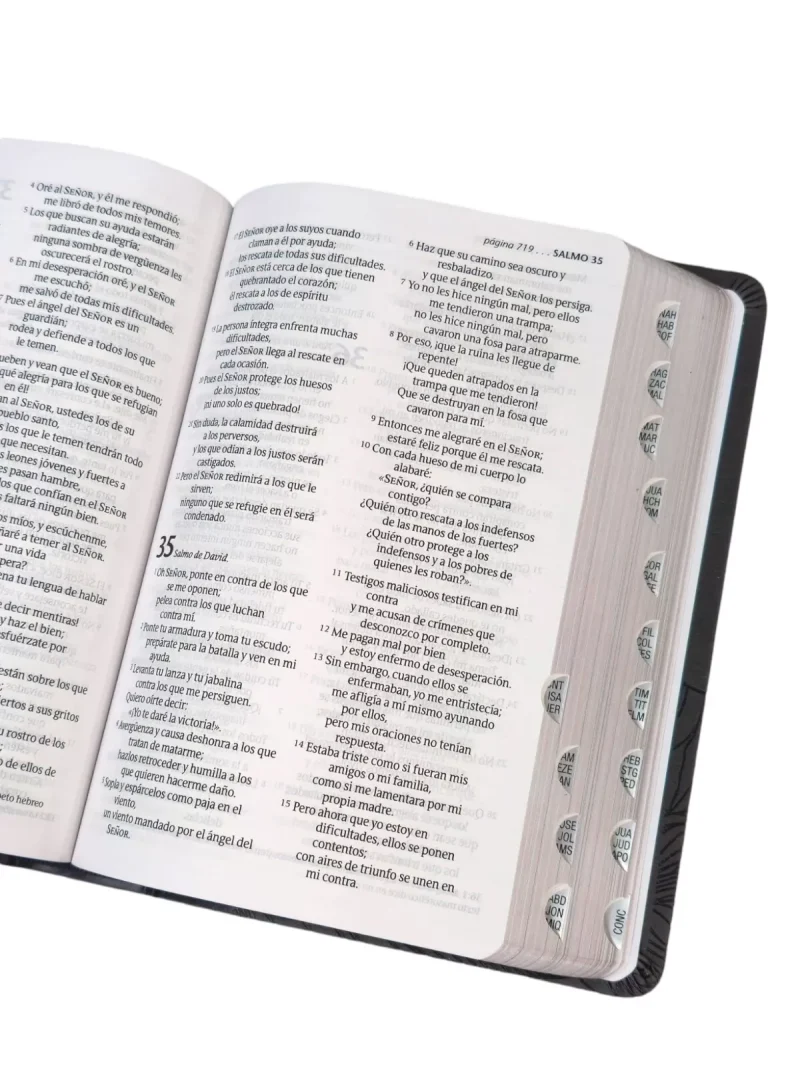 Biblia NTV Compacta Carbón Símil Piel con Índice - Image 2
